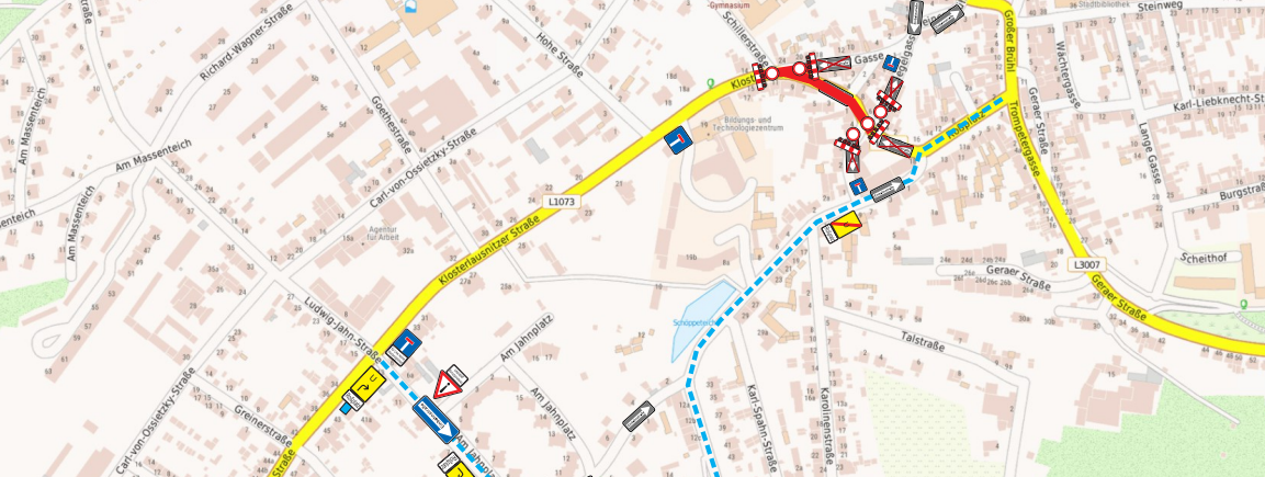 Sanierung Roßplatz - Verkehrskonzept innerorts Phase 2