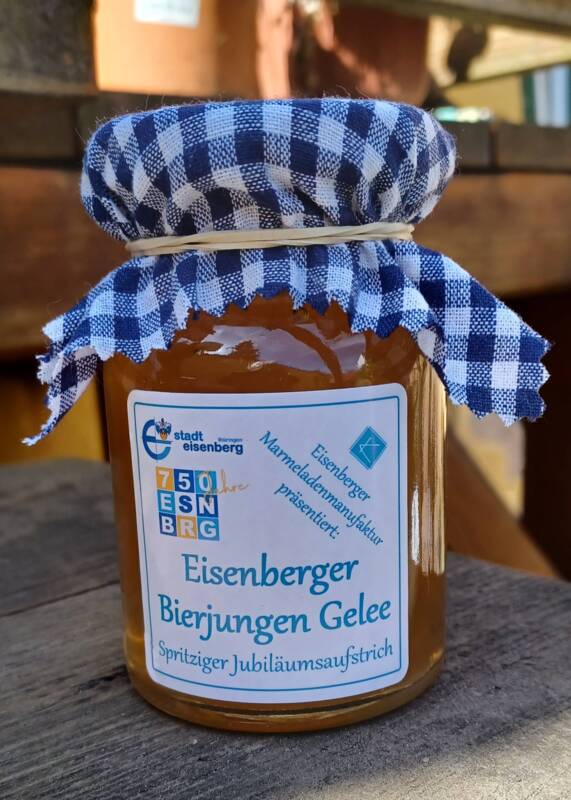 Foto des Eisenberger Bierjungen Gelees.