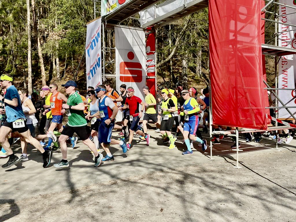 Start des Mühltallaufes an der Froschmühle
