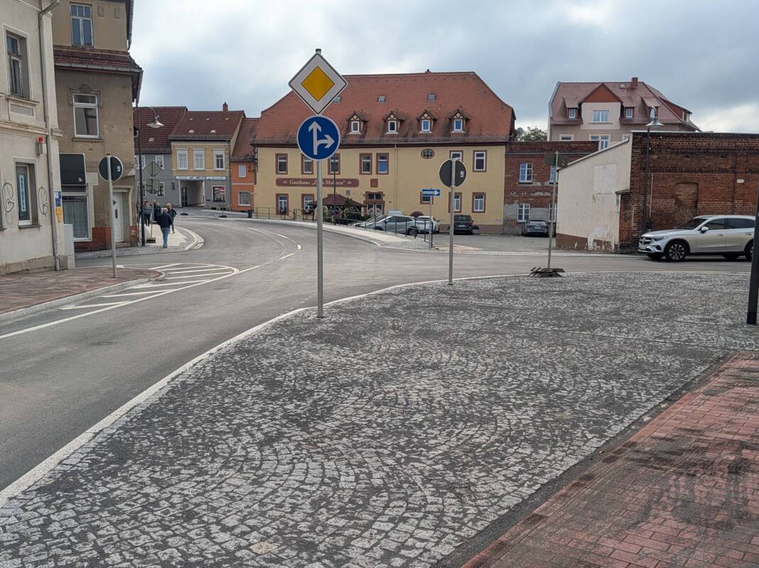 Fertiggestellter Roßplatz