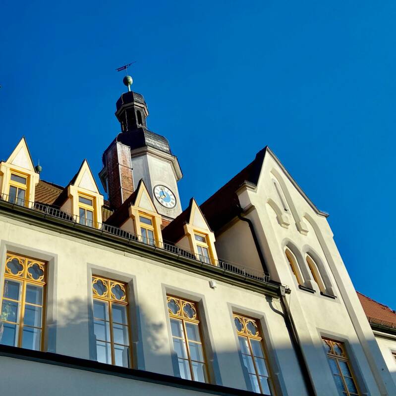 Rathaus vom hinteren Markt