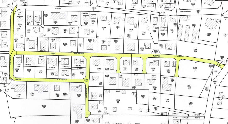 Widmung Straßen: An der Siebenfreude und Rudi-Oertel-Straße