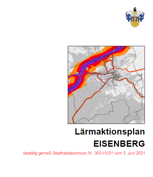 Titelbild des Berichtes zum Lärmaktionsplan